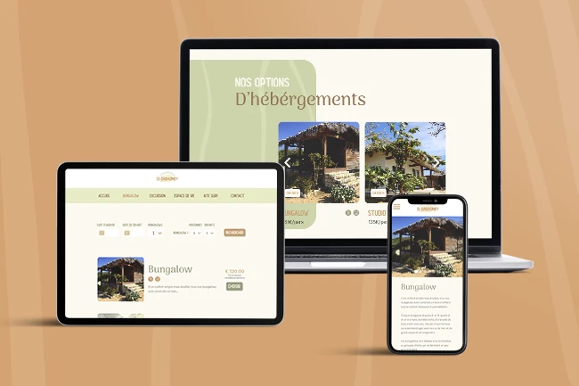 creation webdesign hotel responsive