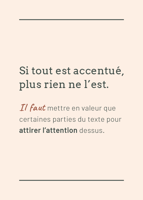 hiérarchiser ses textes