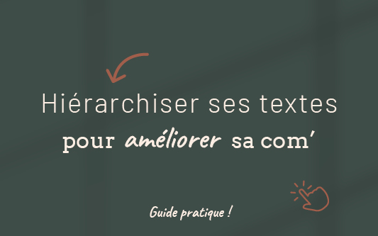 hiérarchiser ses textes