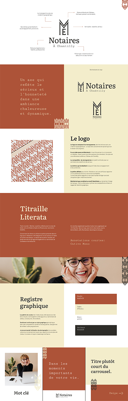 identité visuelle notaires