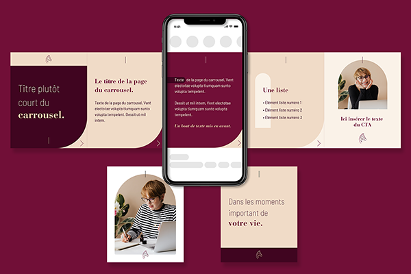 templates reseaux sociaux